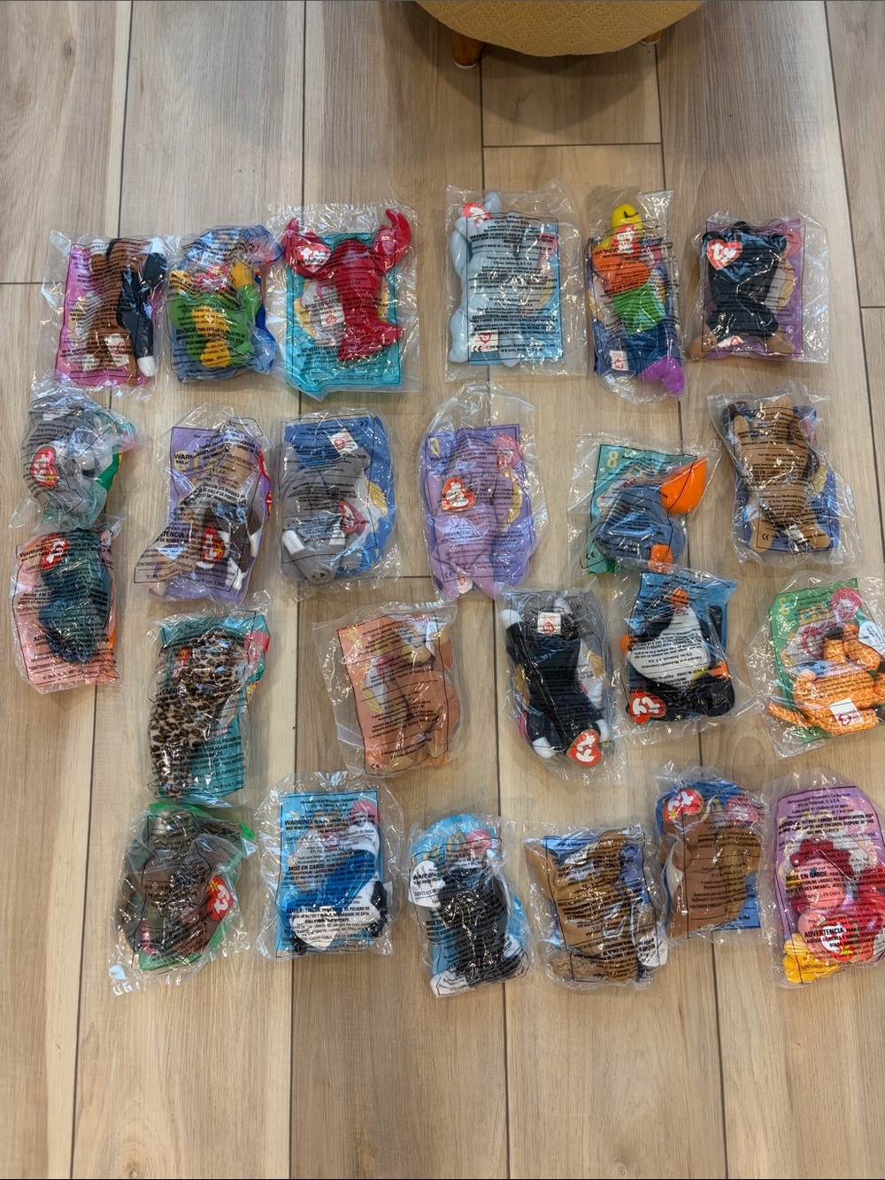 Vintage McDonalds Ty Beanie Babies Assorted Plush Pack